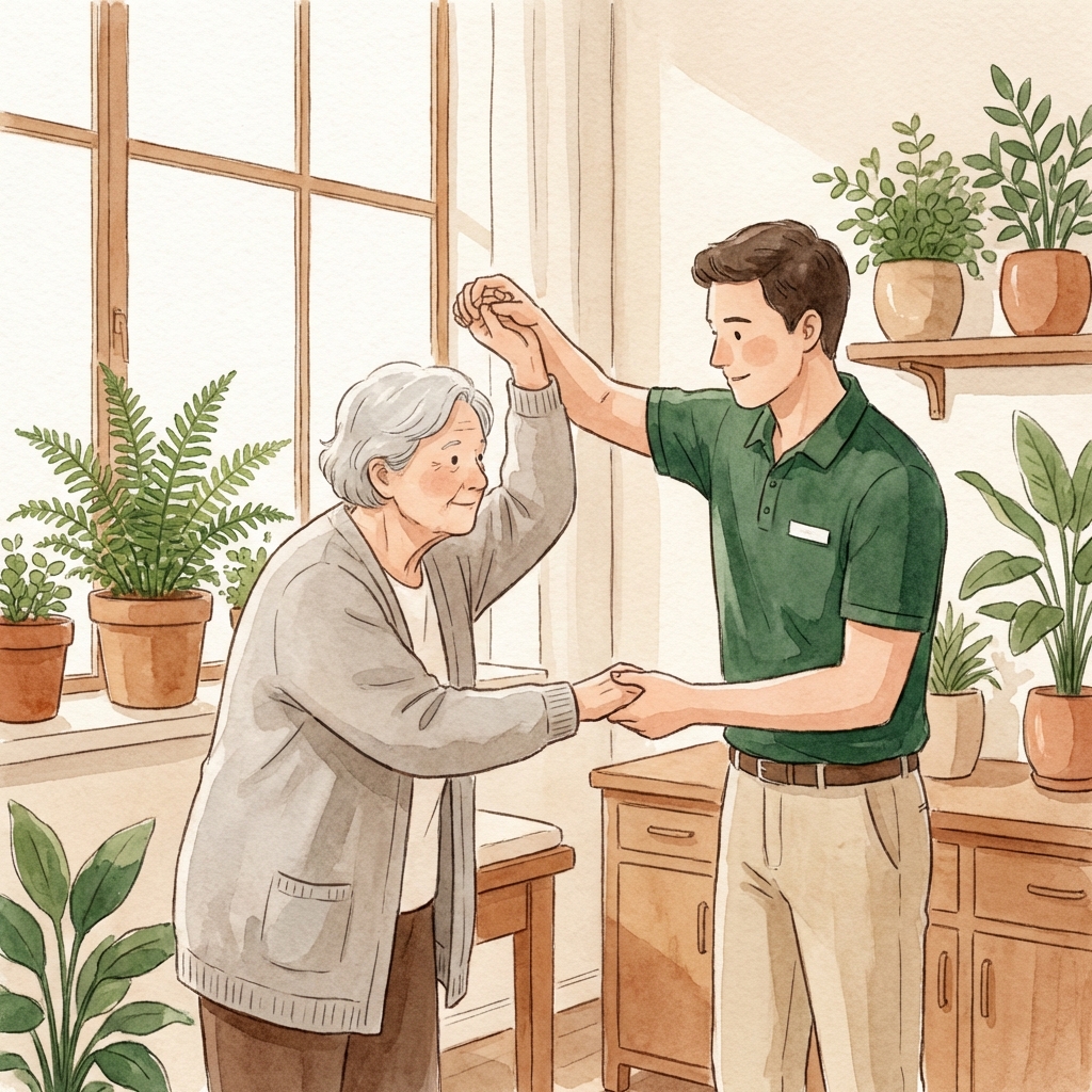 Le kinésithérapeute