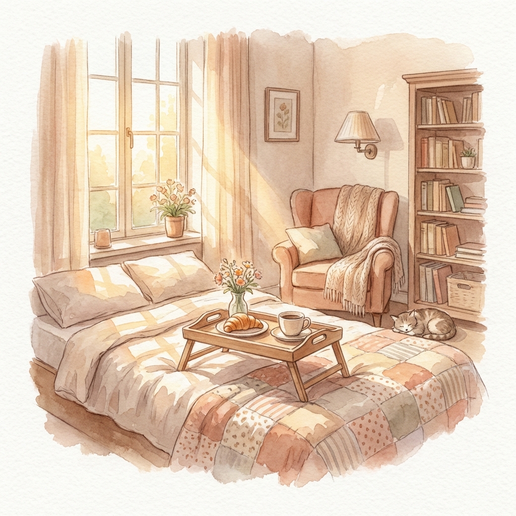 Réveil en douceur & Petit déjeuner